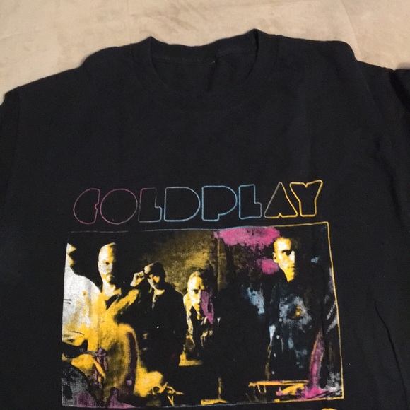 coldplay graphic tee